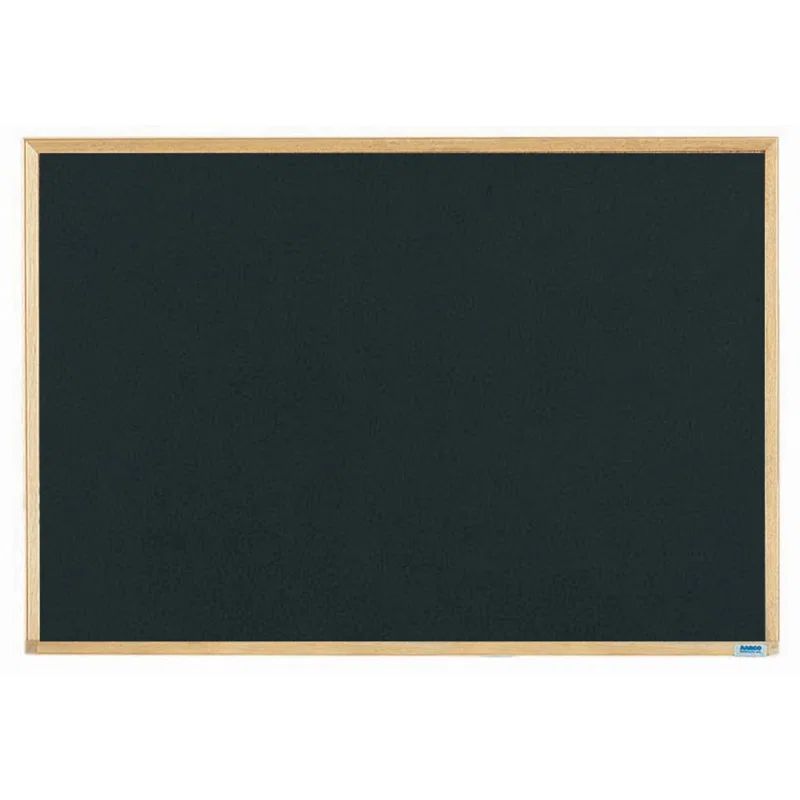 Black Chalkboard with Natural Hardwood Frame, 1' x 1'6"