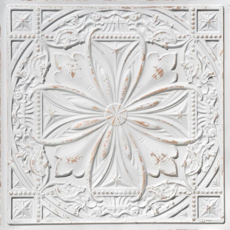 Milan 2' x 2' Antique Taupe PVC Ceiling Tiles