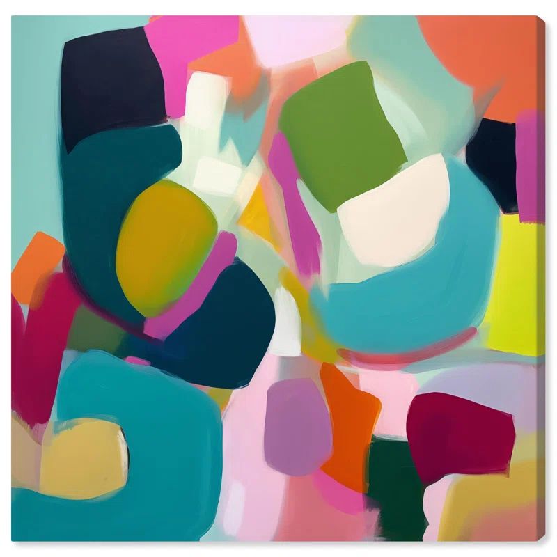 Colorful Abstract Wrapped Canvas Print, 24" x 24"
