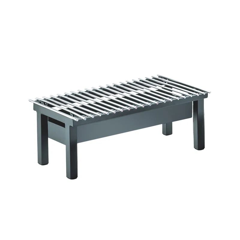 Black Stainless Steel Square Catering Chafer Alternative