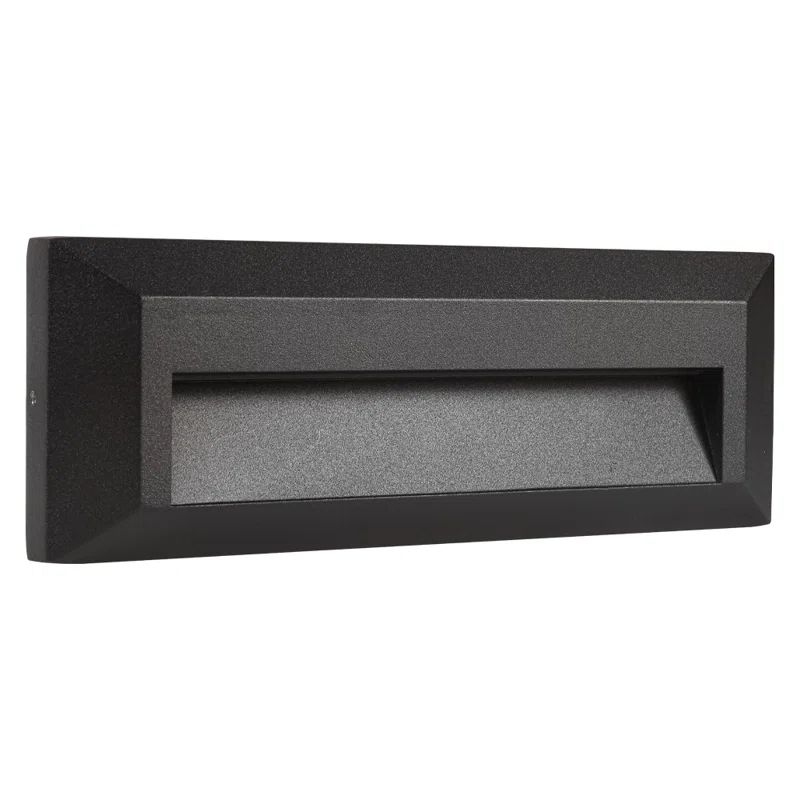 Black Aluminum LED Step/Deck Light with 3000K Temperature