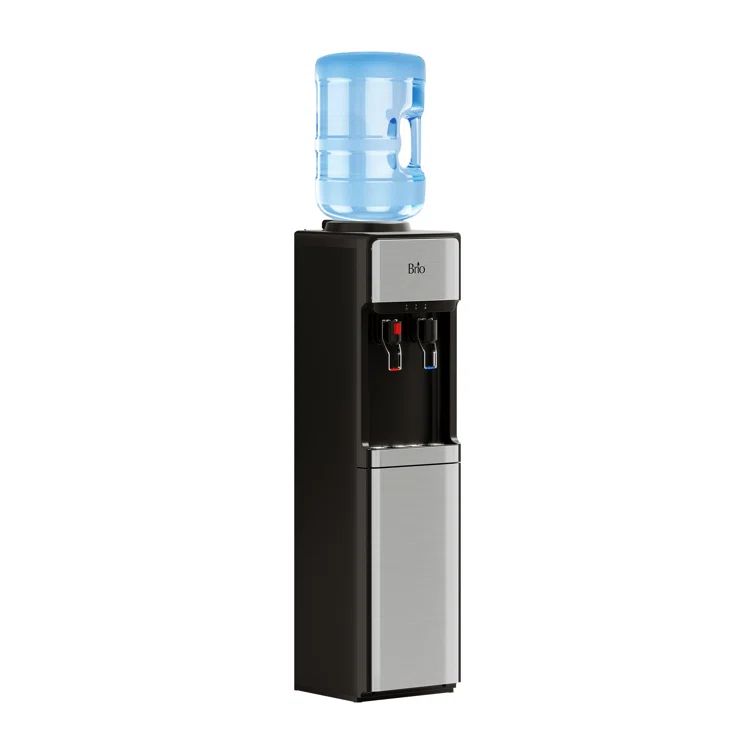Black Bottleless Water Dispenser with Ultrafiltration and Self-Cleaning