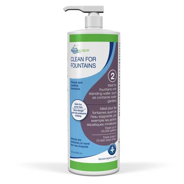 Aquascape Clean Water Treatment for Fountains and Water Gardens, 32 oz