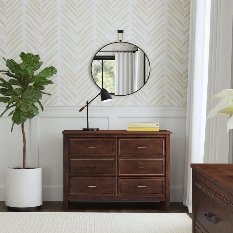 Espresso New Zealand Pine Double Nursery Dresser