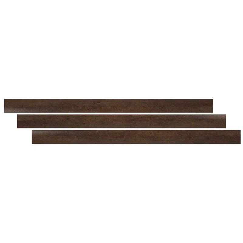 Seasoned Cherry Waterproof Vinyl Baseboard Trim 94" Length