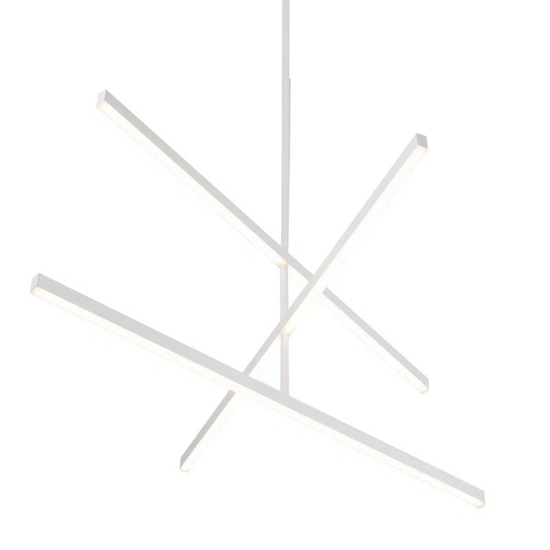 Vega Modern White LED 56" Linear Chandelier