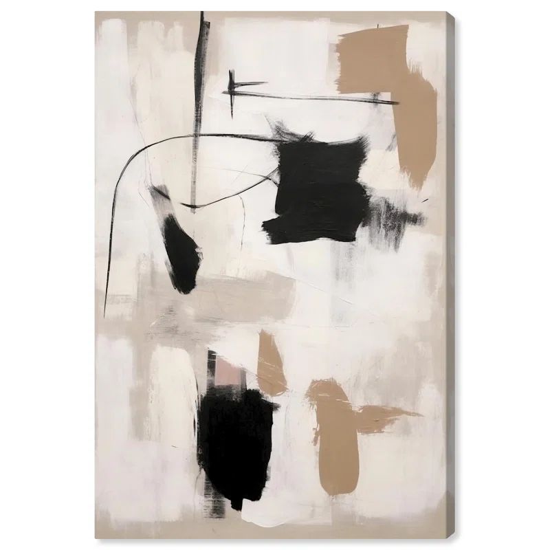 Muted Abstract Canvas Wall Art in 30" x 20"