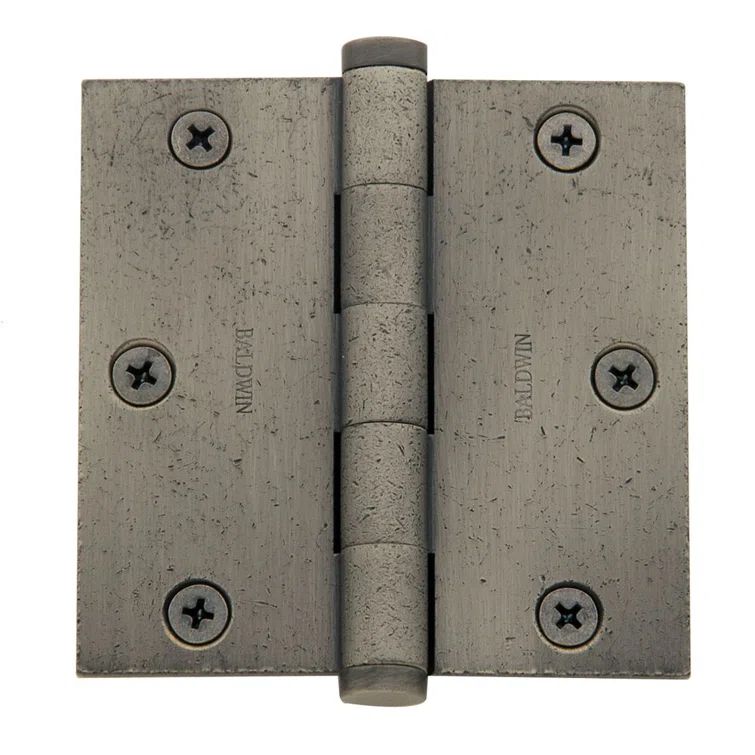 Vintage Brass 3.5" Butt Bearing Single Door Hinge