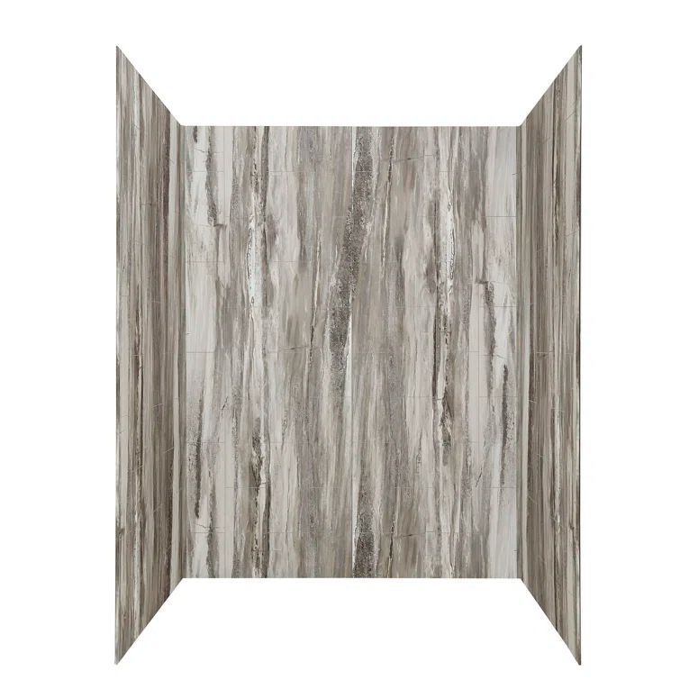 Louvre Granite 32" x 60" x 78" Vinyl Shower Surround Kit