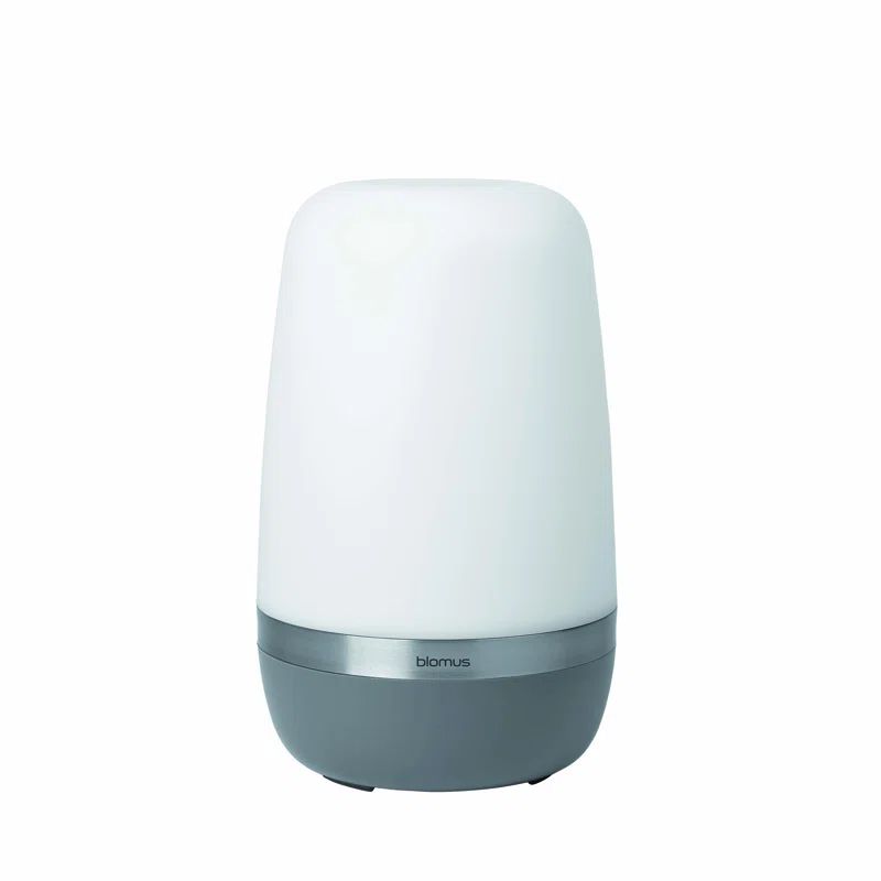 Large White and Gray Adjustable Outdoor LED Lamp