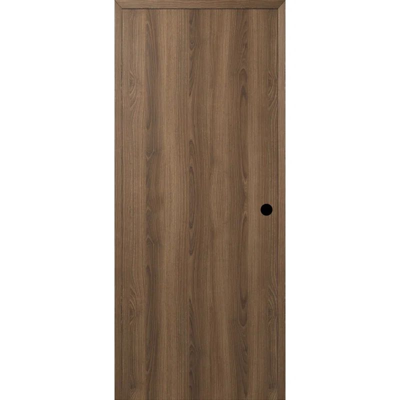 Optima 30" x 84" Pecan Nutwood Composite Prehung Interior Door
