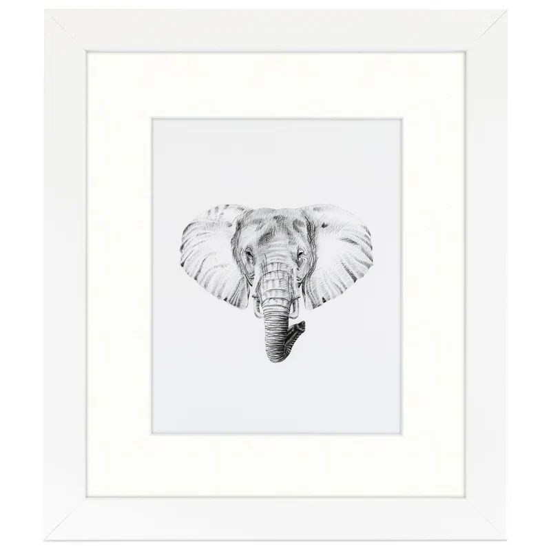 8x10 White Porcelain Wall Picture Frame with Glass