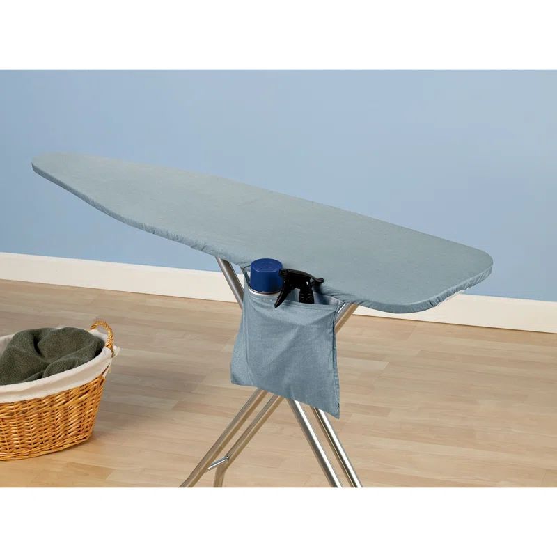 Deluxe Blue Silicone Coated Cotton Ironing Board Cover and Pad