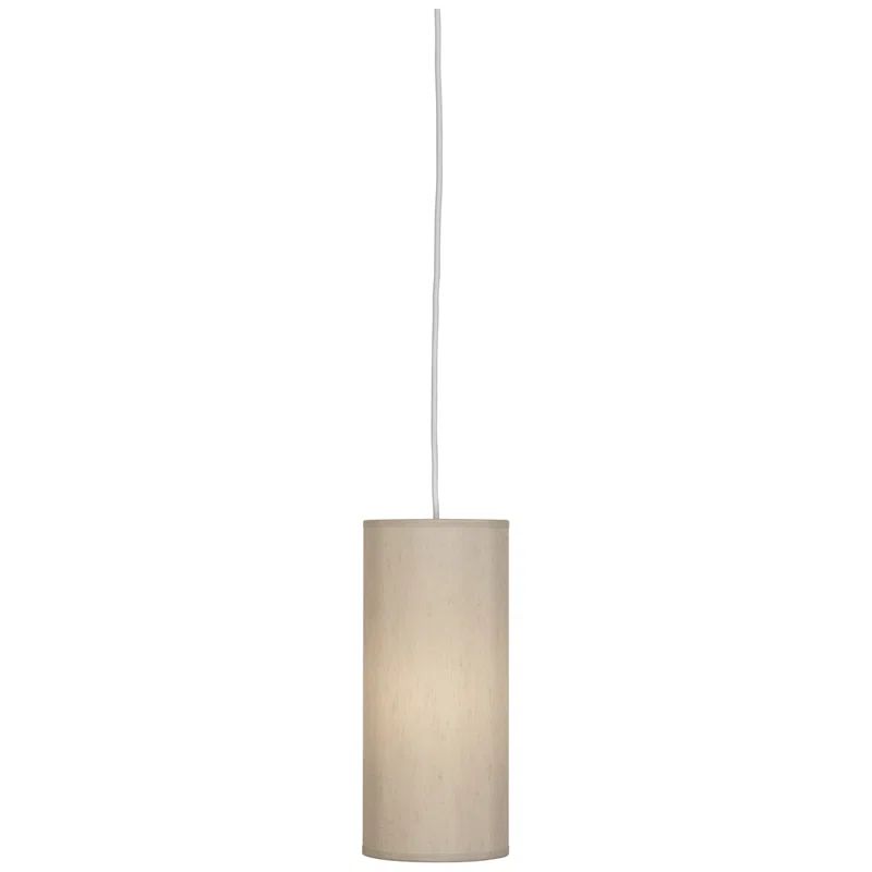 Elena Mini Painted White Glass Incandescent Pendant Light