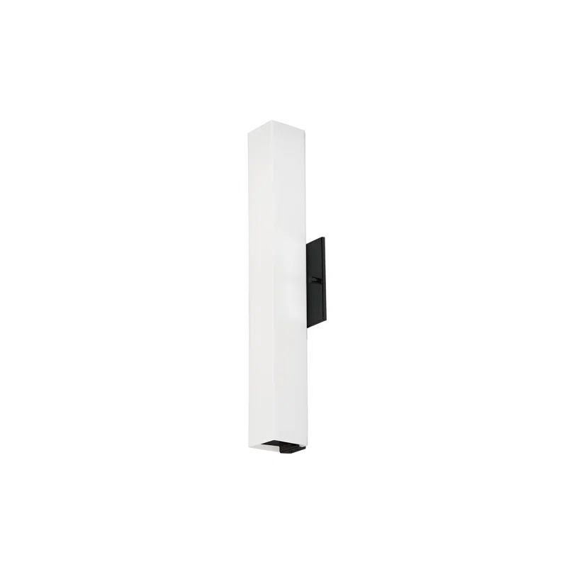 Melville 18'' Black Steel Dimmable LED Outdoor Sconce