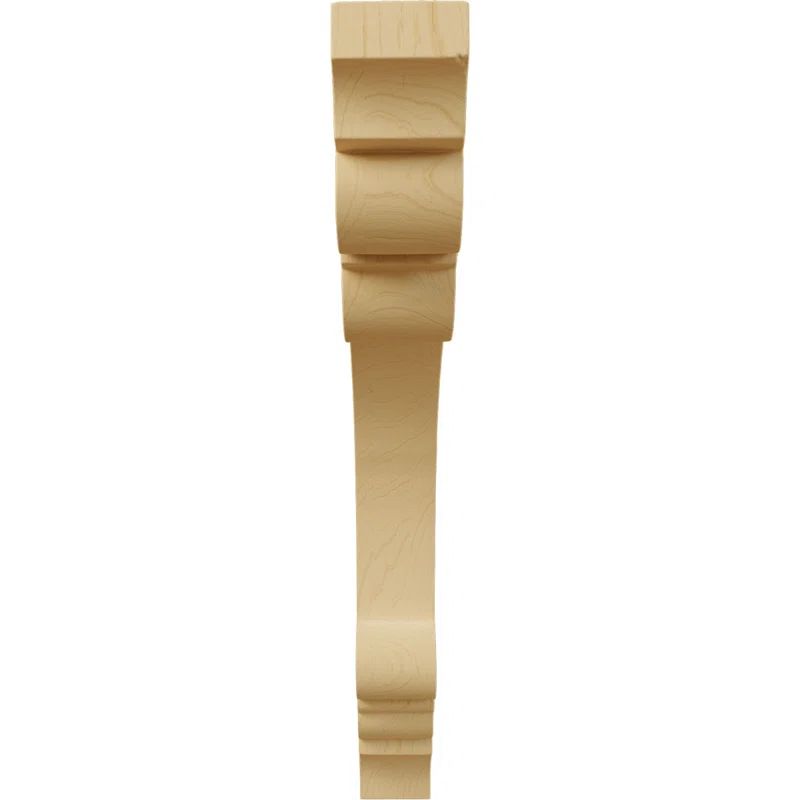 Large Alder Wood Decorative Corbel Bracket
