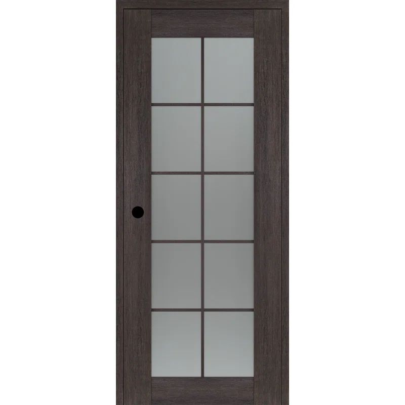 Veralinga Oak 24" x 80" Frosted Glass Prehung Interior Door