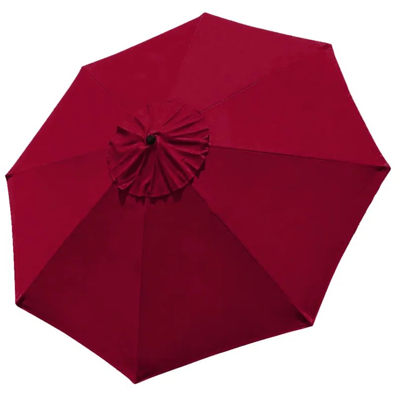 Burgundy Fabric Replacement Canopy for 9ft Patio Umbrella