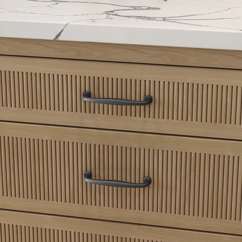 Satin Black Brass Traditional Cup Pull with Mounting Hardware