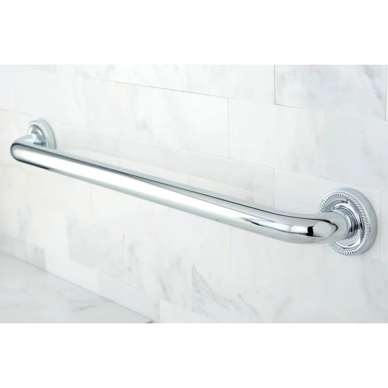 Polished Chrome 24-Inch Stainless Steel Grab Bar
