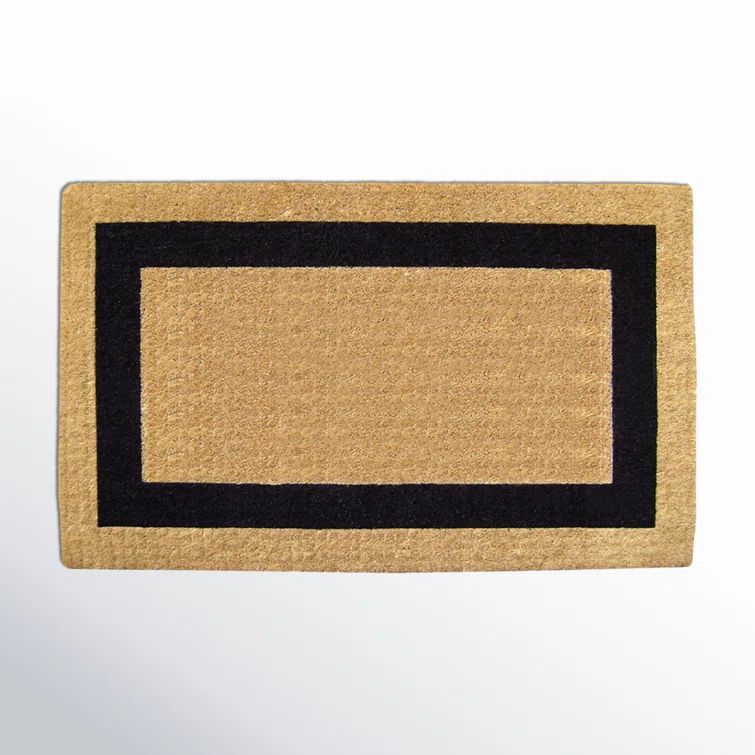 Luxurious Dense 22" x 36" Personalized Coir Outdoor Doormat