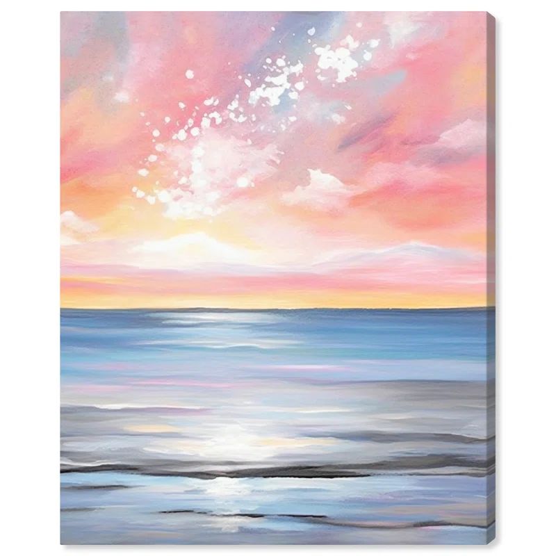 Whimsical Ocean Breeze Coastal Canvas Wall Art 20" x 16"