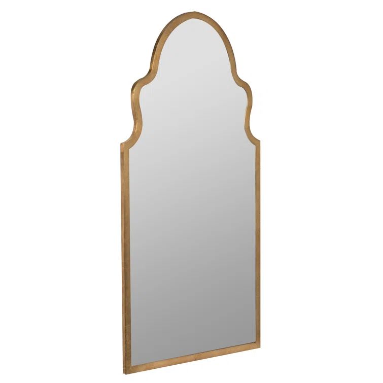 Full Length Rectangular Gold Traditional Wall Mirror
