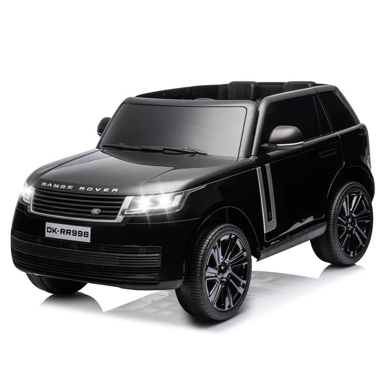 Black 24V 2-Seater Ride-On Car with Remote Control