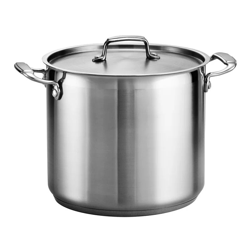 Tramontina 12-Quart Stainless Steel Stock Pot with Lid
