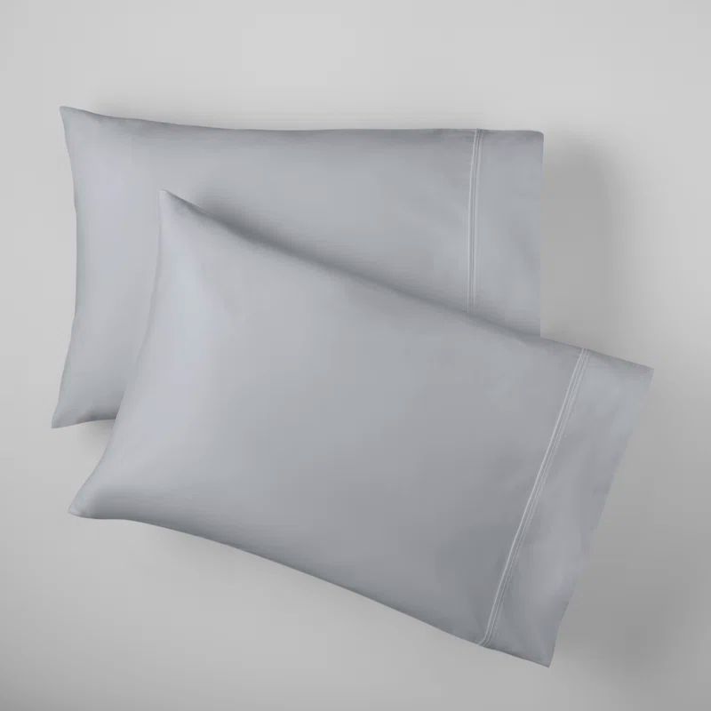 Organic Cotton White King Pillowcase Set