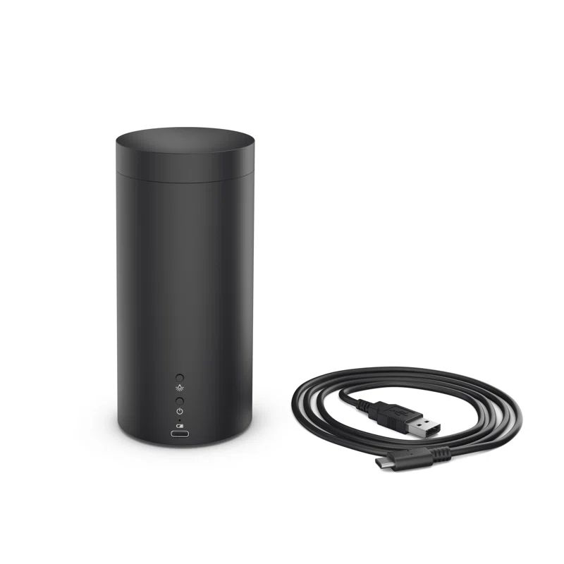 Black Ultrasonic Electric Aroma Diffuser with USB Cable