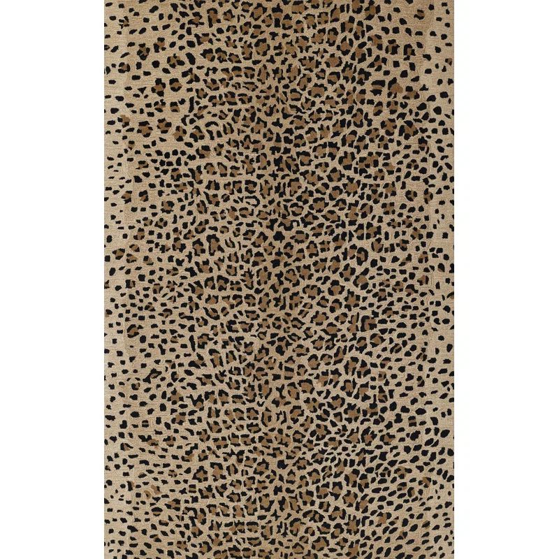 Hand-Tufted Wool Animal Print 9' x 12' Area Rug