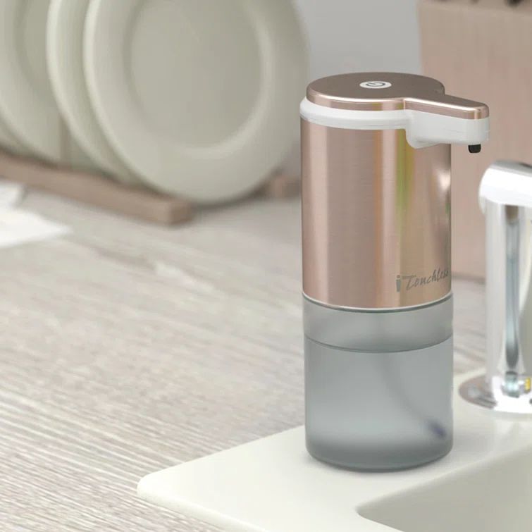 Rose Gold Automatic Stainless Steel Foaming Soap Dispenser