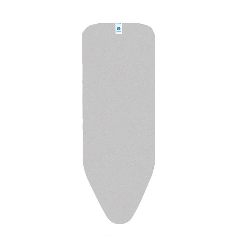 Metallized Gray Cotton Ironing Board Cover with Thick Foam Padding