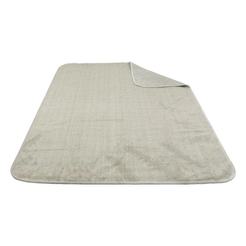Taupe Waterproof Reversible Plush Pet Blanket 60" x 70"