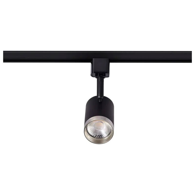 Matte Black and Brushed Nickel LED Adjustable Track Head