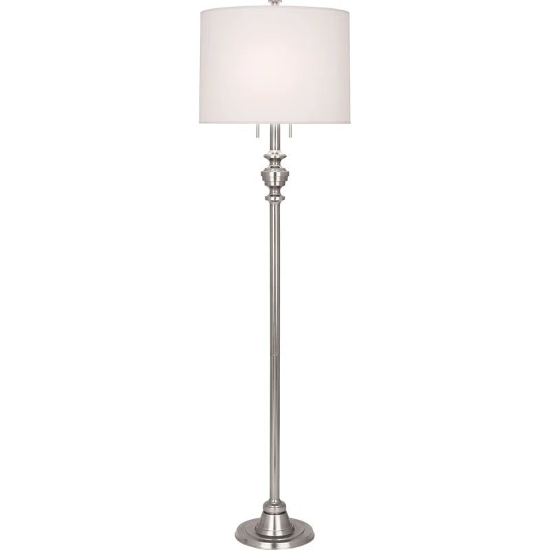 Arthur 65'' Polished Nickel Traditional Floor Lamp