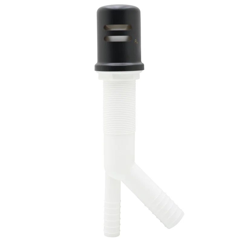 Matte Black Brass Air Gap Kit for Kitchen Sink