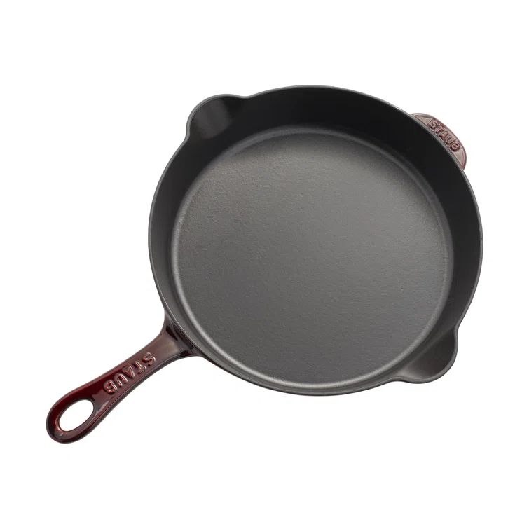 Staub Yellow Enameled Cast Iron 11-inch Traditional Skillet