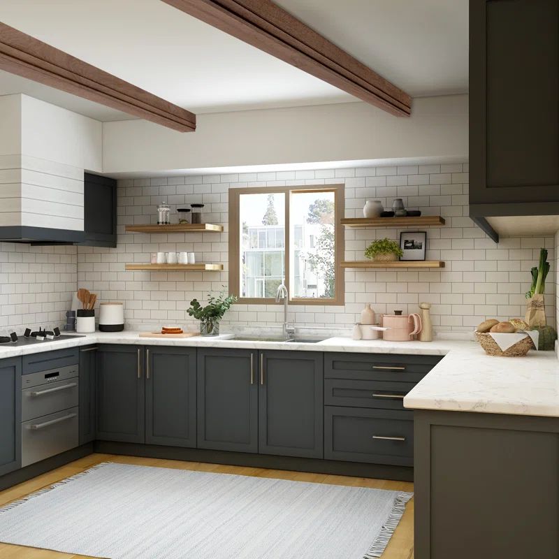 Natural White Oak Unfinished U-Shaped Decorative Beam