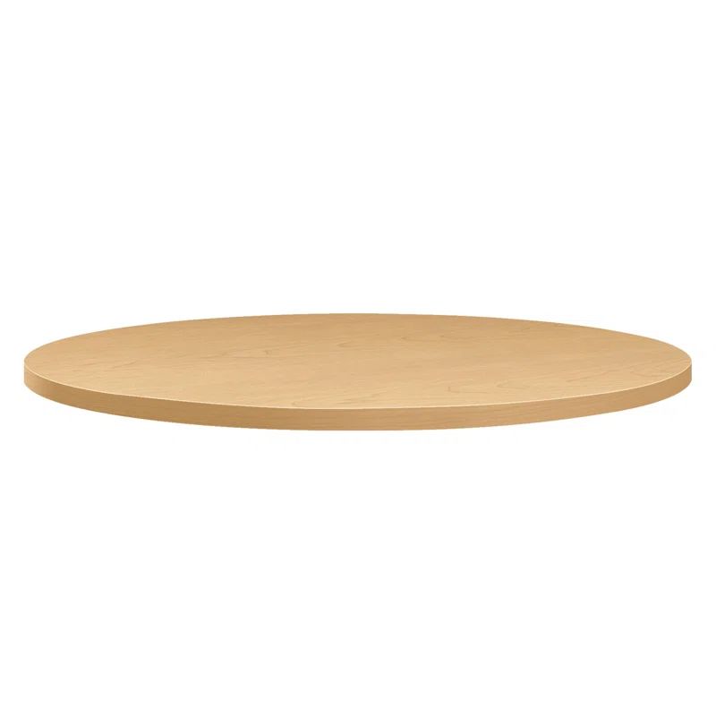 Natural Maple 36" Round Cafe Table Top with High-Pressure Laminate Finish