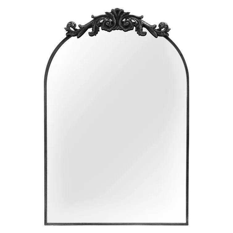 Arendahl Antique Black Baroque-Inspired Arch Wall Mirror