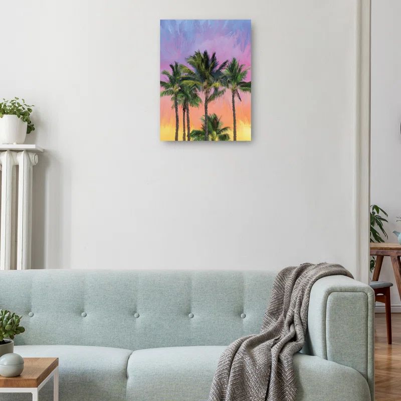 Sorbet Sunset 36" x 27" Canvas Art Print