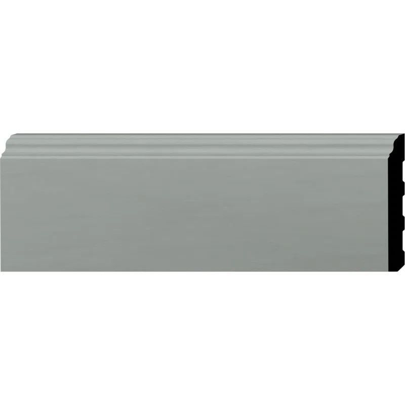 Barcelona White Polyurethane Baseboard Moulding, 94.5" Length (8-Pack)