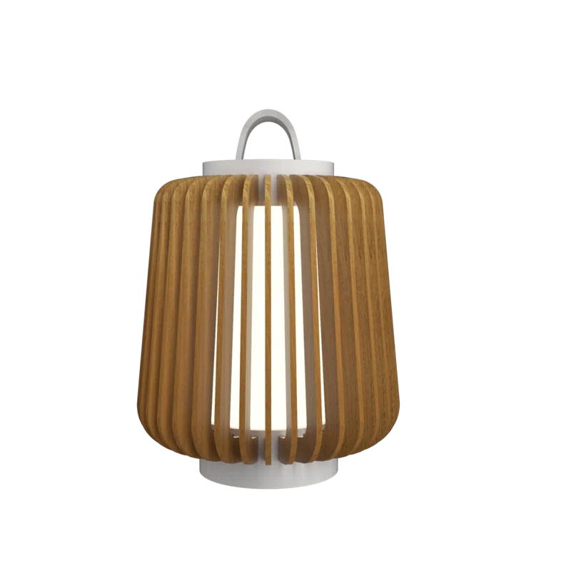 Louro Freijo Natural Wood Veneer Table Lamp