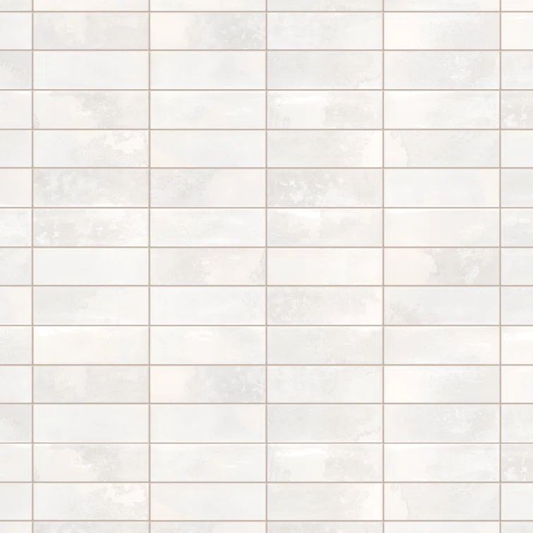 White Ceramic Brick Pattern Wall Tile for Kitchen and Bathroom