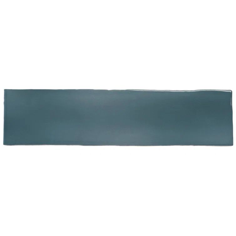 Modstate 3" x 12" Glossy Green Ceramic Subway Wall Tile