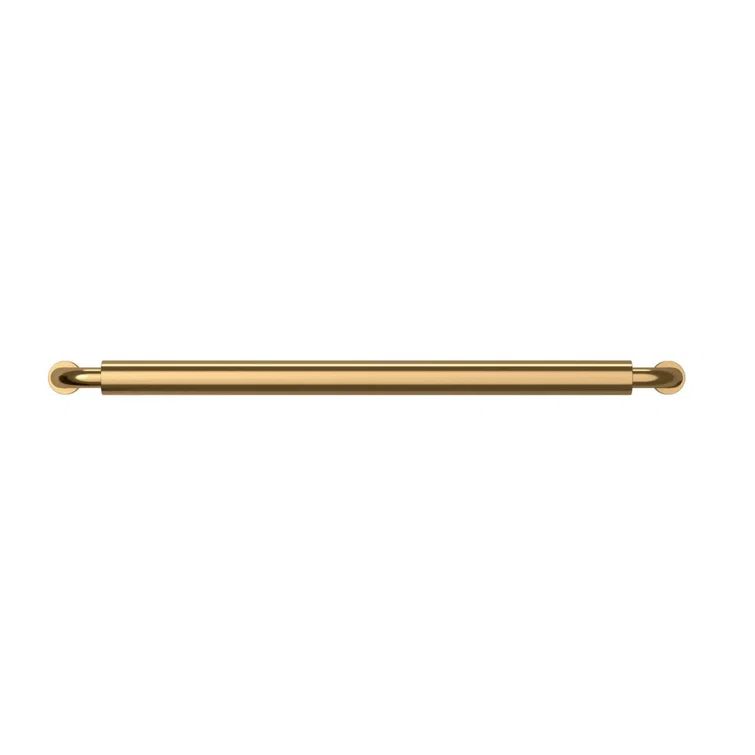 Modern Polished Brass Bar Pull with Mounting Hardware