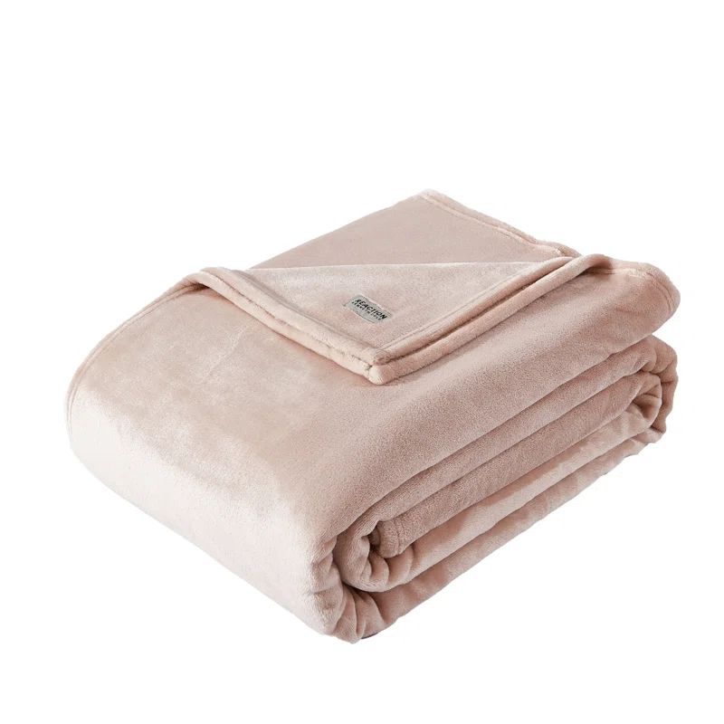Full Ultra Soft Pink Fleece Blanket