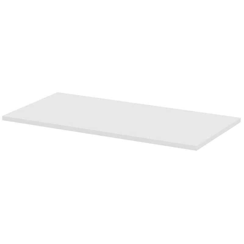 Sleek White Melamine 1" Thick Training Table Top